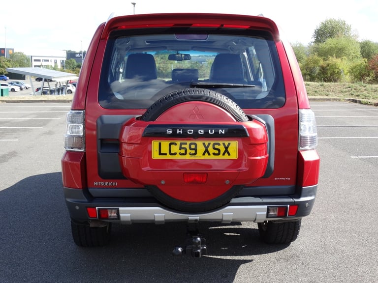 2009 MITSUBISHI SHOGUN 3.2 DIESEL DIAMOND DI-D LWB 7 SEATS AUTO 4WD TOW BAR RED