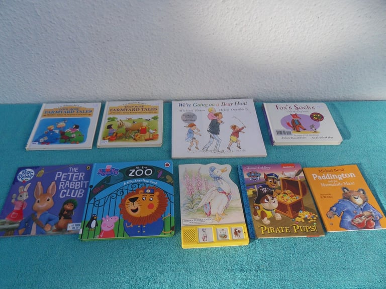 9 peppa / paw patrol / peter rabbit / julia donaldson books - £1 for the lot