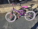 Girls bike 20&amp;quot; tires perfect for approx 6-10 year olds  