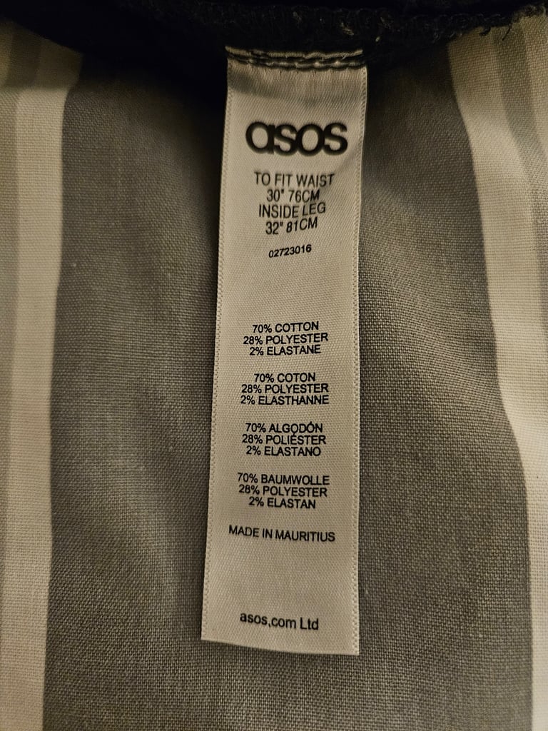 ASOS Design Black Stretch Skinny Spray On Jeans