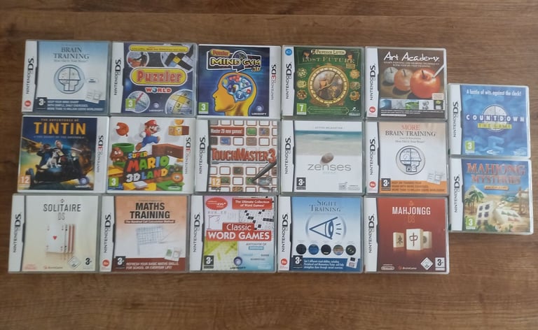 nintendo 3ds games stylus  and charger. ninteno ds 