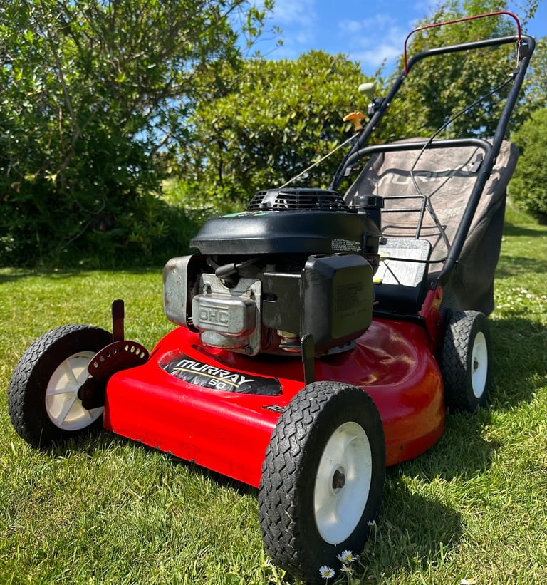 image for Honda 20”cut mulch or bag lawnmower heavy gauge steel deck petr mower serviced sharpened 