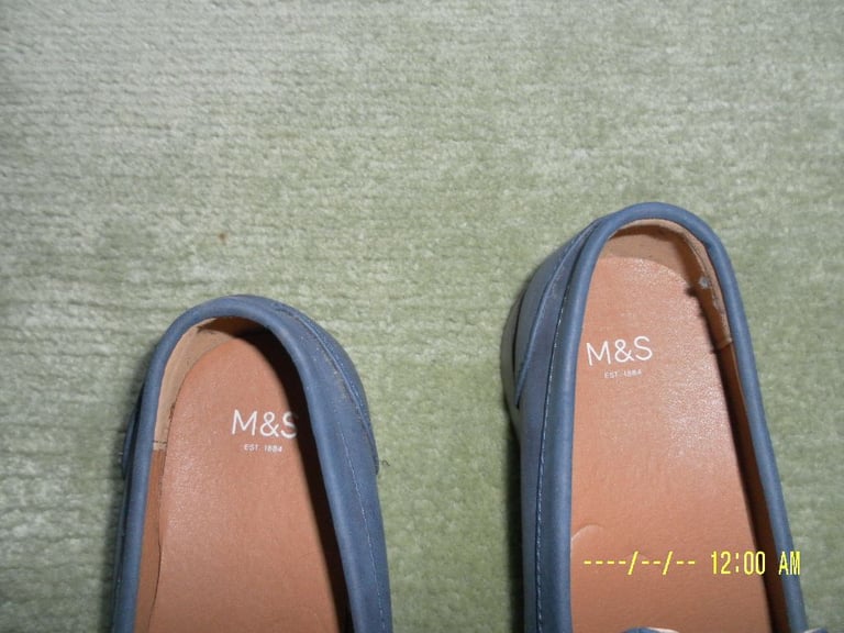 Gents dress shoes,  Blue,  Size 6,  