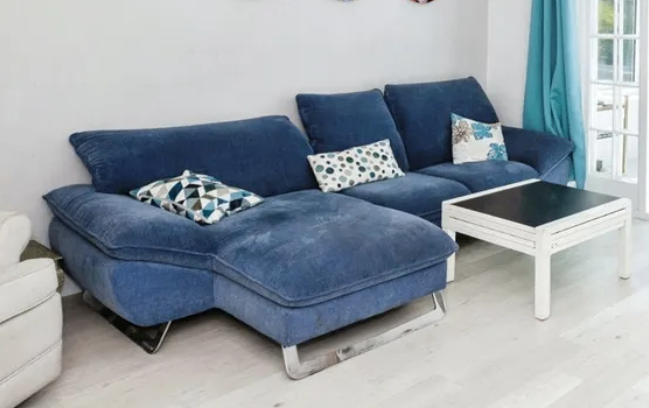 image for Blue corner sofa