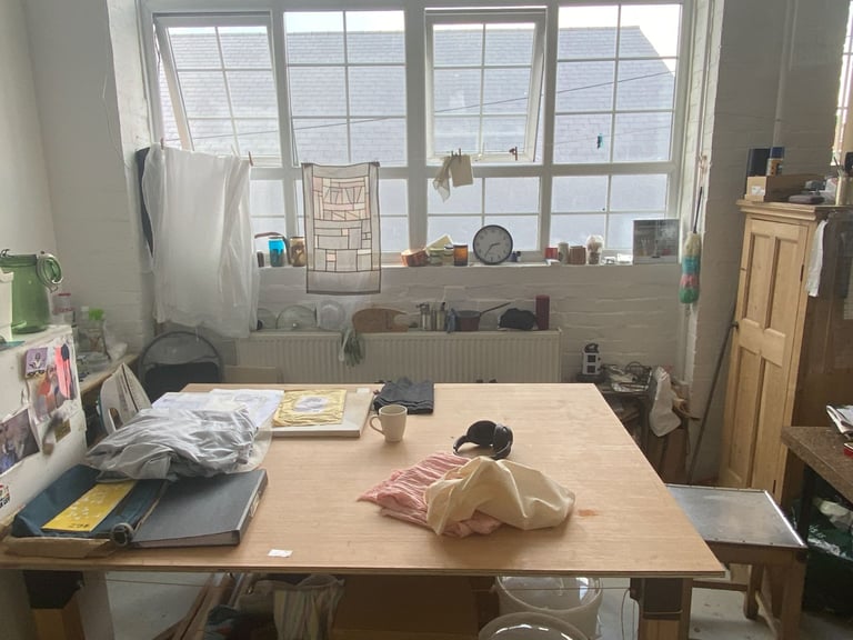 Desk spaces available in huge shared studio filled with natural light 