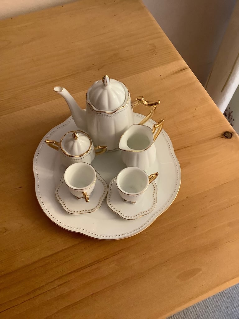 image for Beautiful miniature tea set