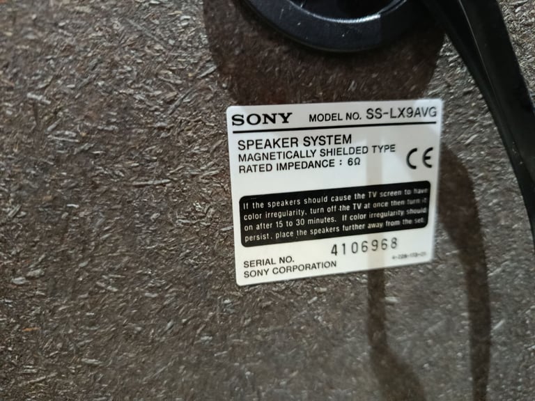 SPEAKERS SONY SS-LX9AVG LARGE HI-FI MONITOR 