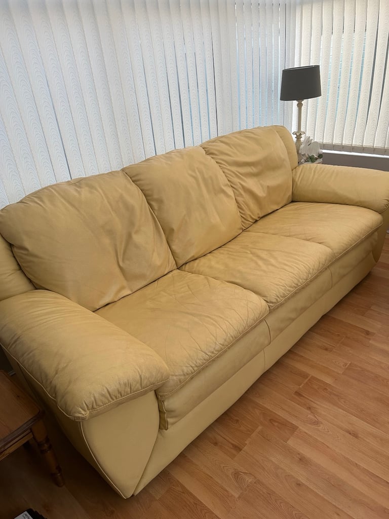 Leather sofa