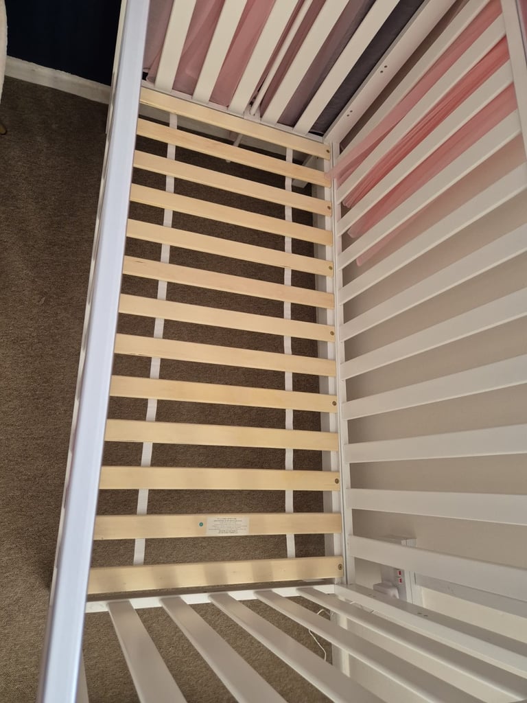 Used Cot Bed with mattress - good condition 