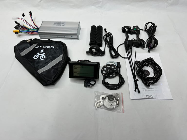 20x4.0inch Fat W1500 48V Ebike Conversion Kit Rear Wheel LCD Display