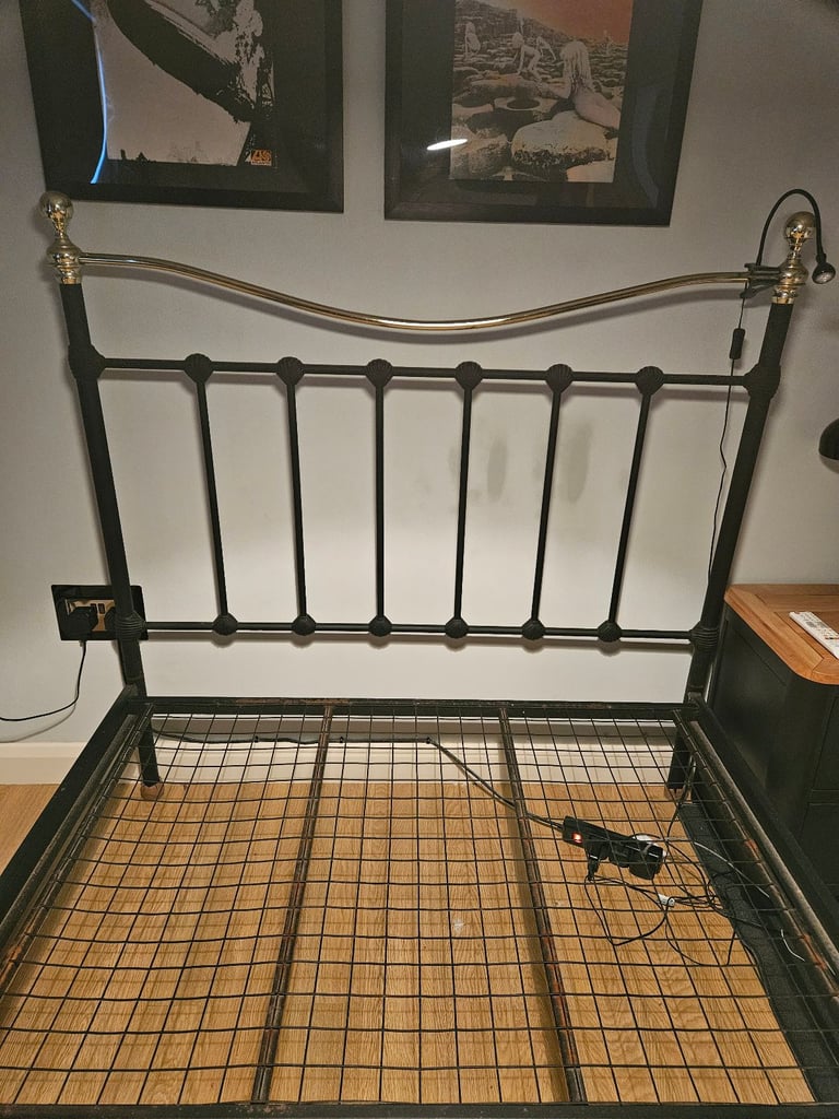 image for Metal Double Bed Frame
