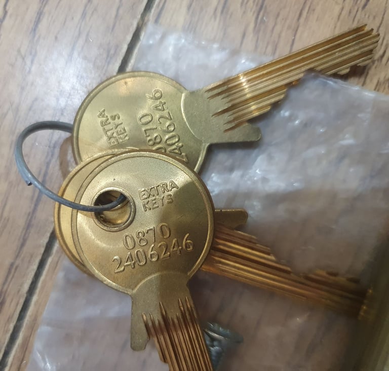 Unbranded Euro Cylinder Double Door Lock 6 pin 35/45 80mm + 3 keys