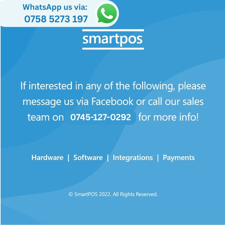 15” NEW EPOS System Retail Hospitality Salon Takeaway Restaurant With Software