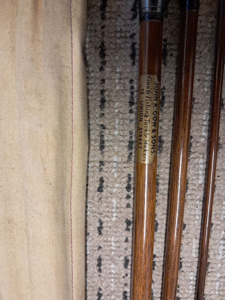 A collection of fishing rods