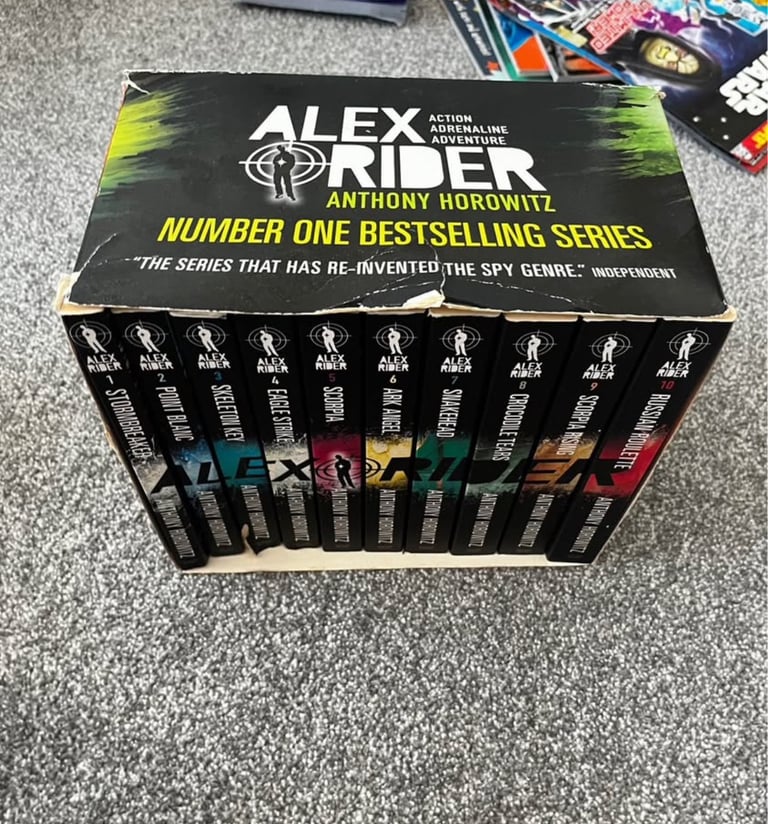 Complete set of Alex Rider books - all 10 books in the series