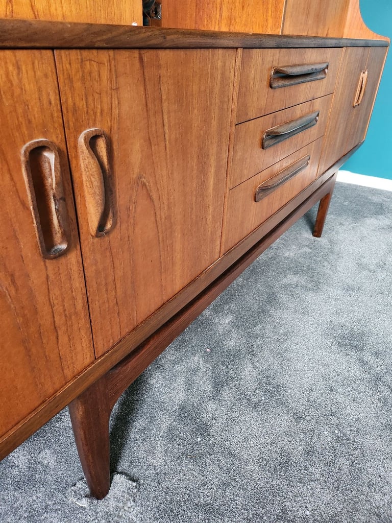 Gplan teak Fresco sideboard bureau high top wareham bh20 