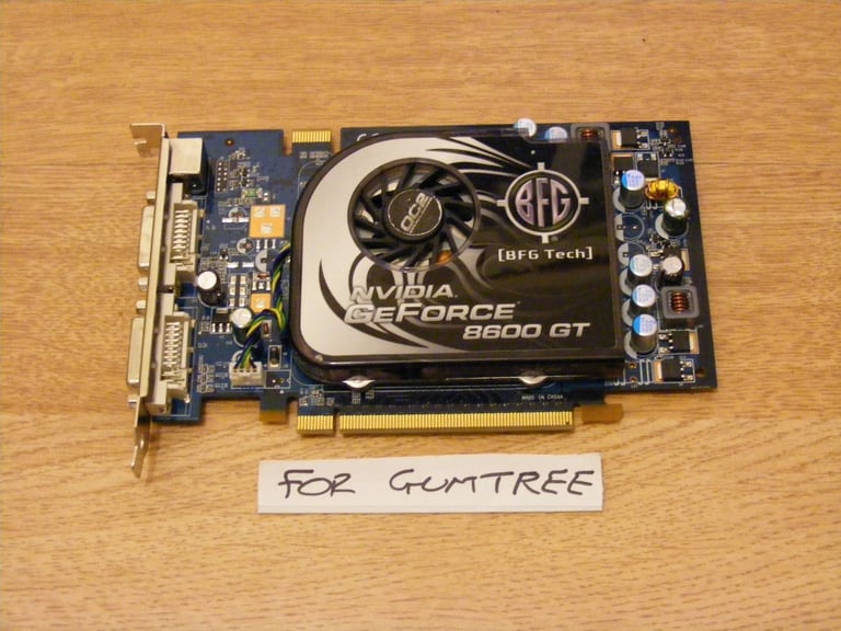 BFG (nVidia) 8600GT 512MB GDDR3 graphics card for sale   