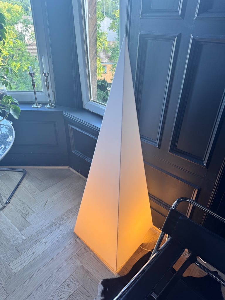 HAY pyramid floor lamp. 