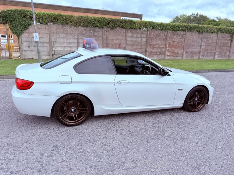 2012 12 BMW 320D 2.0 SPORT PLUS 6 SPEED MANUAL COUPE STUNNING PEARL WHITE 