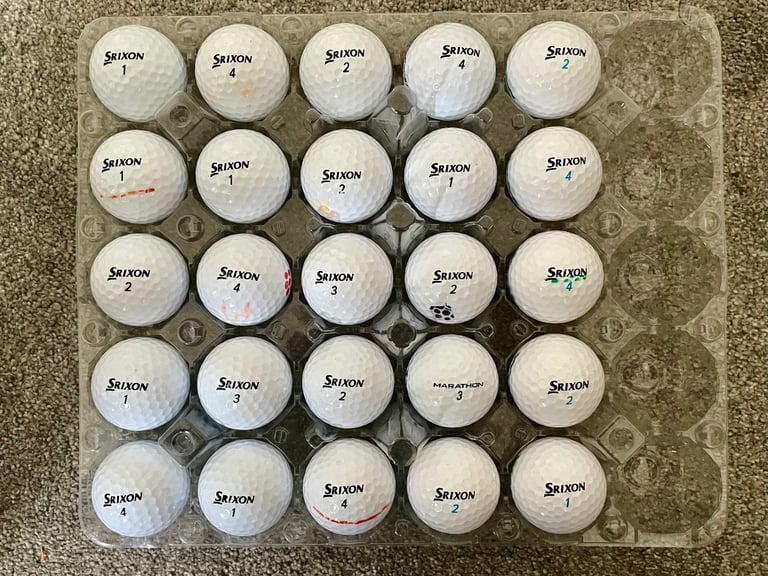 24 Srixon Marathon soft / ulti soft - Grade A