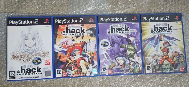 PS2 Dot.Hack Complete Series. Includes manuals & Bonus Dvds -PAL- PRICE REDUCED FOR QUICK SALE