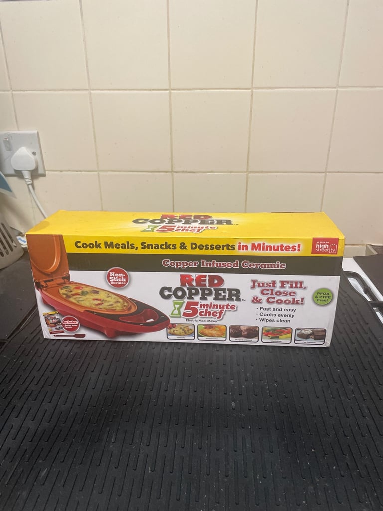 Red copper chef