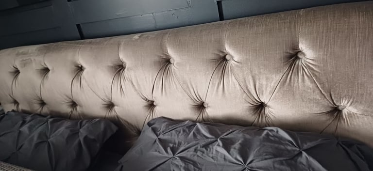 Next King Size Bed Frame & Ottoman 