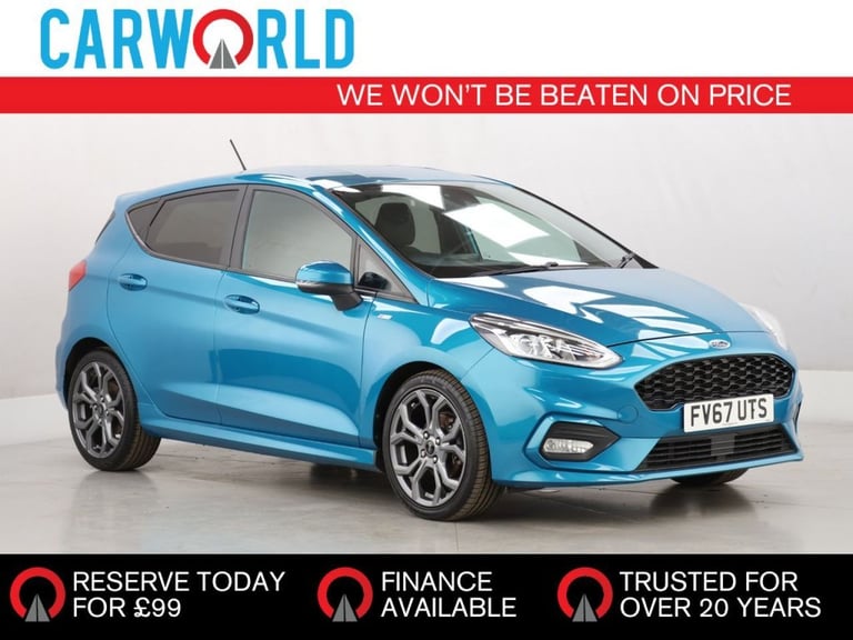 image for 2018 Ford Fiesta 1.0T EcoBoost ST-Line Hatchback 5dr Petrol Manual Euro 6 (s/s) (140 ps) Hatchbac...