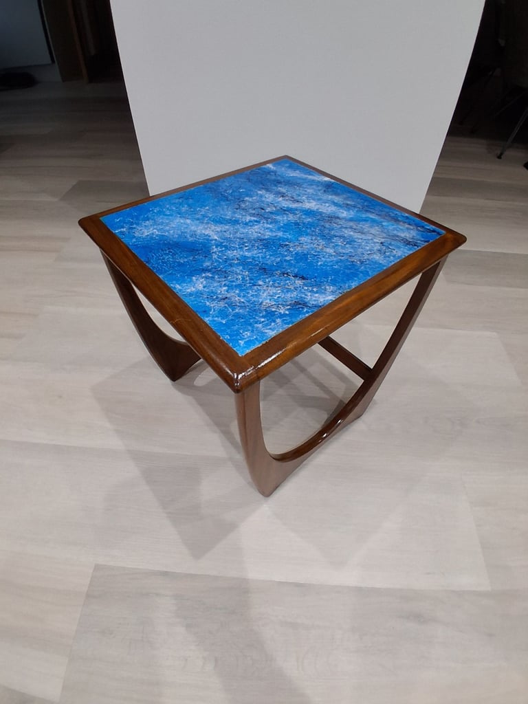 image for GPLAN 'ASTRO' VINTAGE MID-CENTURY TEAK NESTING/COFFEE TABLE