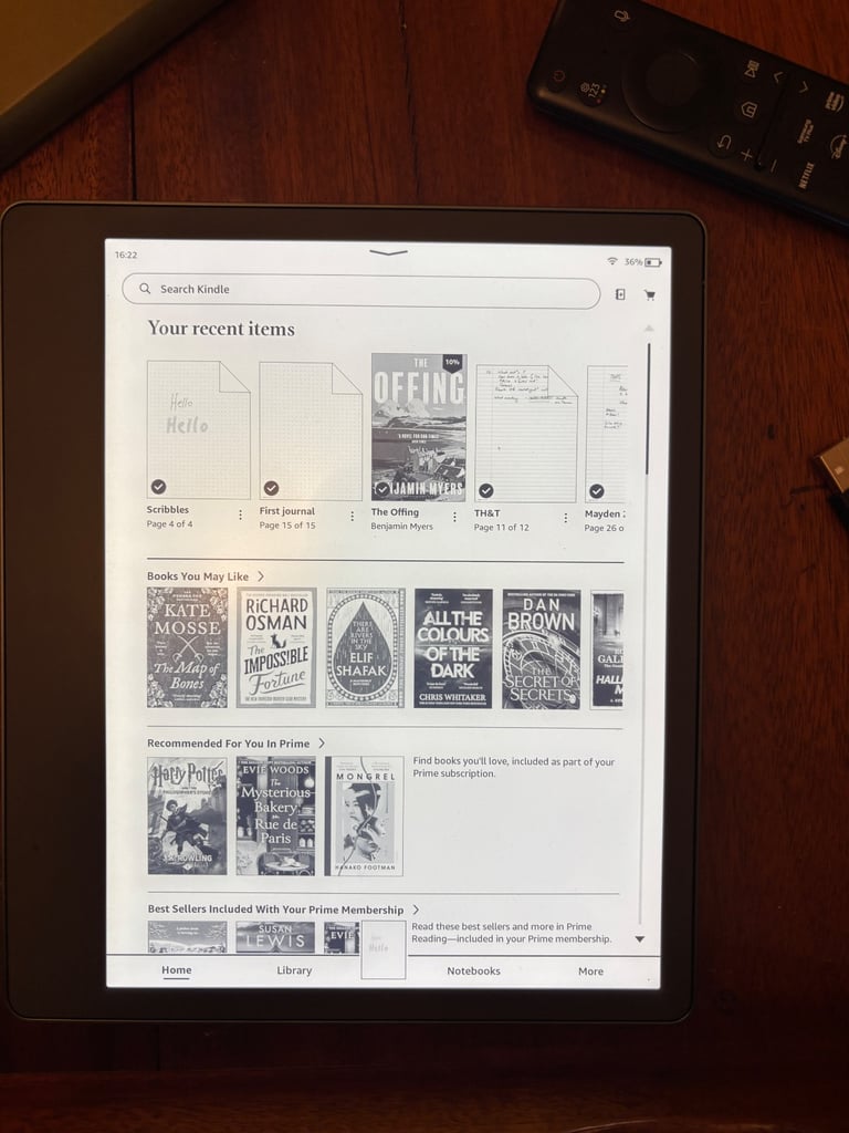 Kindle scribe 1st gen (64Gb) bought in 2024