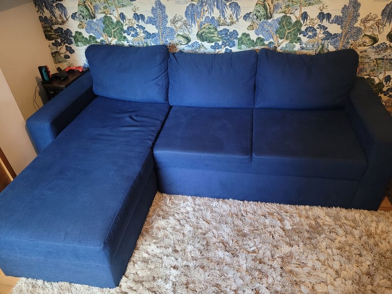 image for Stylish Argos Home Miller Fabric Left Hand Corner Sofa bed
