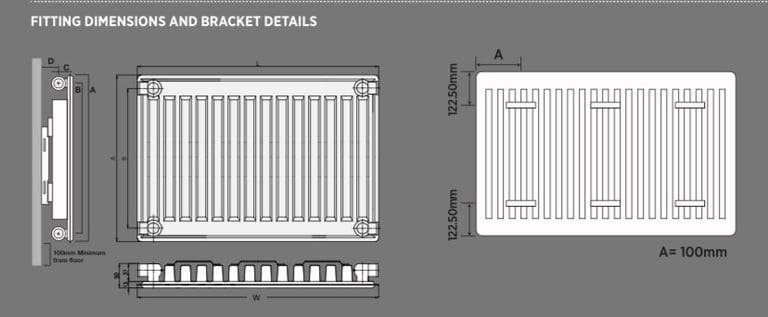 Type 11 Radiator 400 x 500 RRP £108 Our price £22