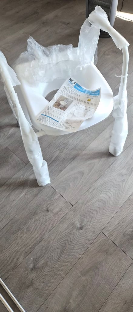 NRS Healthcare mowbray lite toilet frame and seat