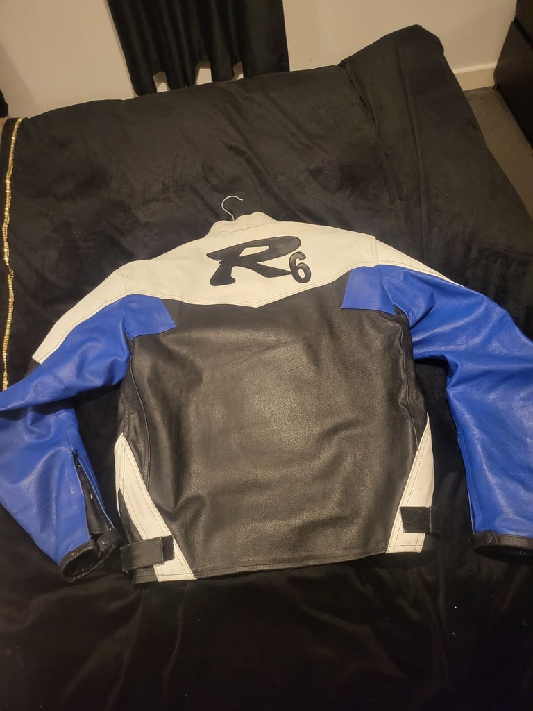 R6 yamaha leather jacket genuine