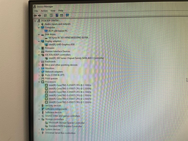 Dell Optiplex 3060 micro, i5-8500T