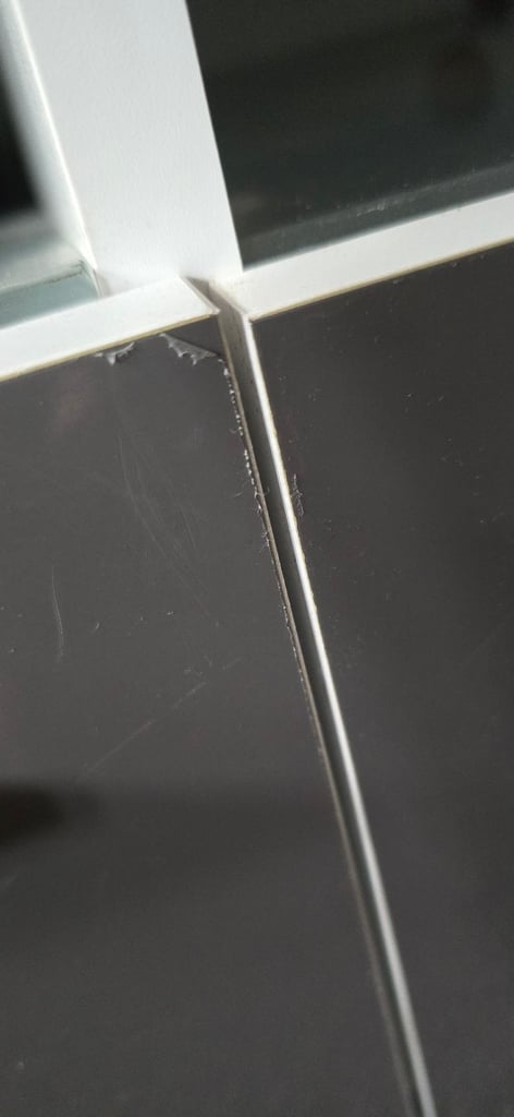 White & Grey TV unit