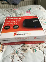 FREEVIEW box. Manhattan HD. New. Never used. In original box.
