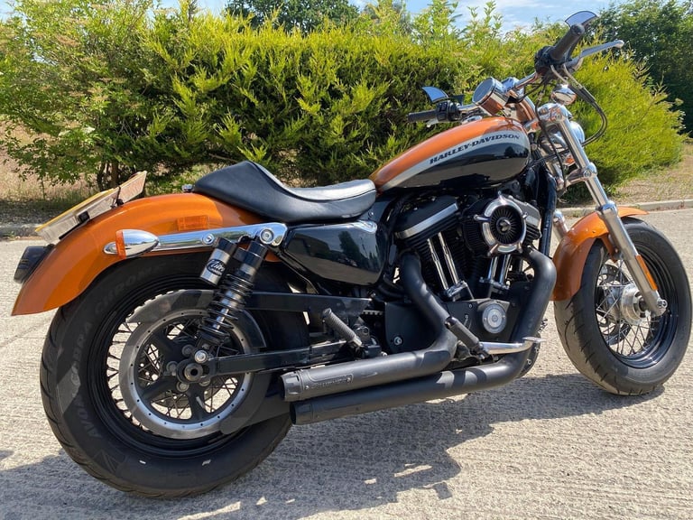 2014 HARLEY DAVIDSON 1200 CUSTOM LIMITED XL CA 14 ORANGE  BLACK SPORTSTER