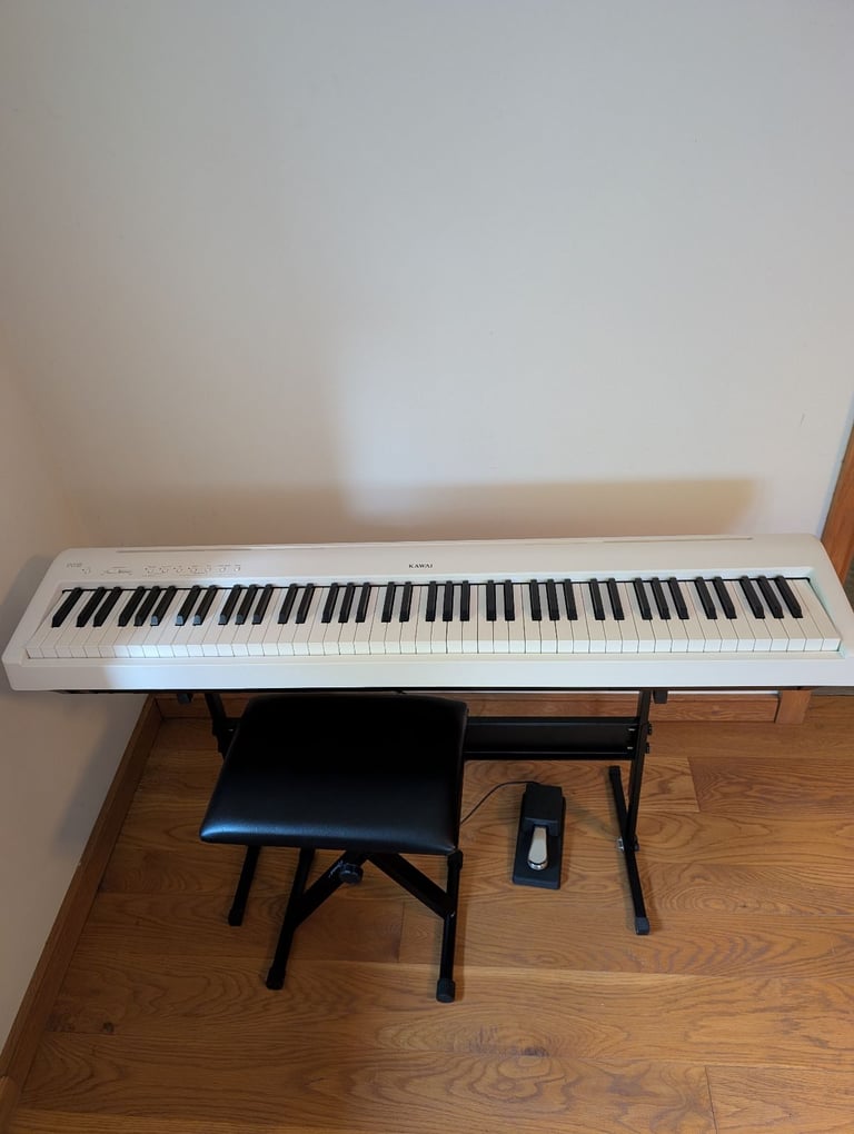Kawai ES110 Digital Piano with stand, stool and pedal.