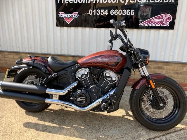 2021 Indian Scout Bobber Twenty..one owner...1796 miles....extra's