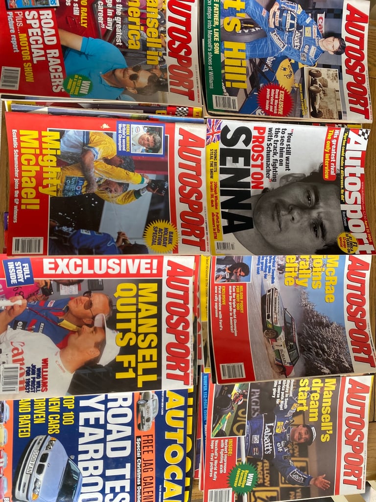 Autosport Magazines Bulk Job lot - over 350 copies. F1 90's onwards.