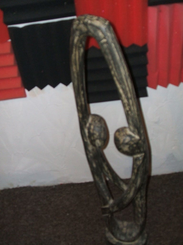 African Ghana wooden ornaments 