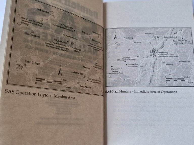 SAS NAZI HUNTERS. DAMIEN LEWIS PAPERBACK 