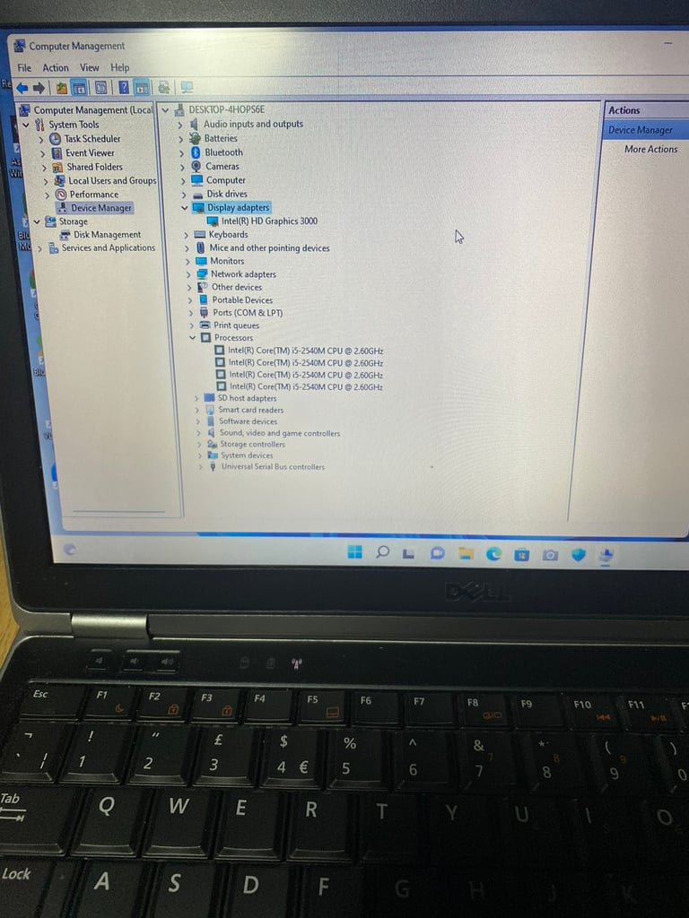 Laptop VFAST i5 8GB Dell HD 240GB SSD,Window11,office,Ready 