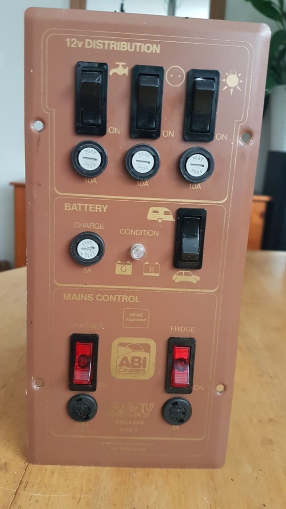ZIG and other caravan, camper or boat battery distribution units 240v/12v and battery chargers.