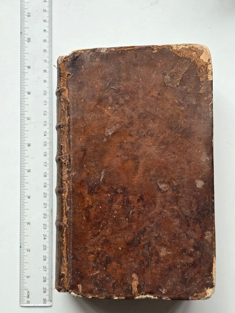 1600s Antiquarian Biblia Sacra (Holy Bible) Latin Vulgate Catholic Leatherbound Printed in Cologne