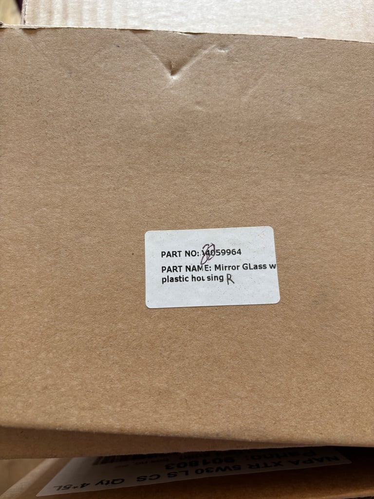 Ford Transit mirror glass