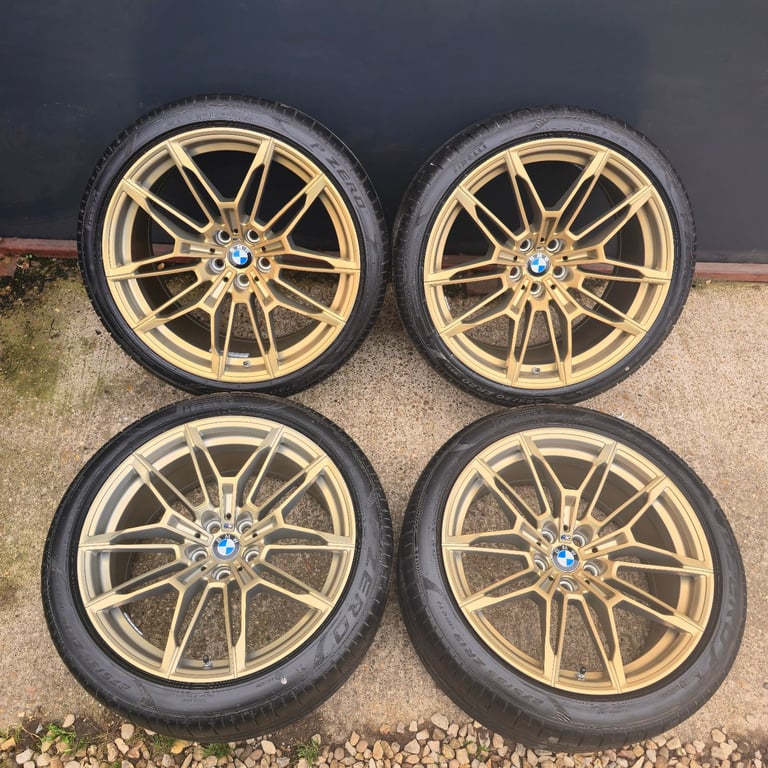 image for Genuine BMW 825M Competition 19 20" Alloy Wheels M2 G7 M3 G80 M4 G81 Gold 826m