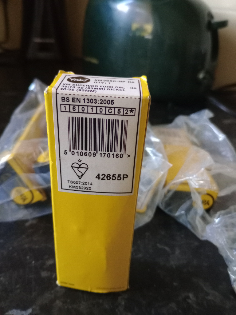 Composite Yale door locks 
