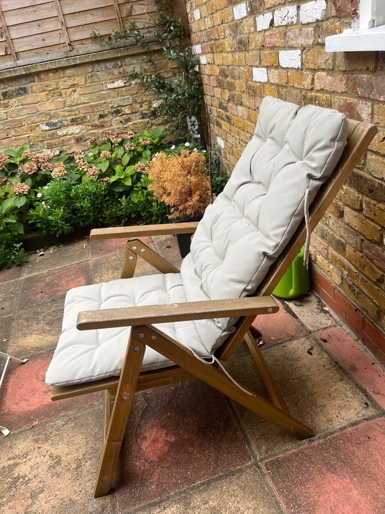 IKEA Nammaro outdoor reclining chair and cushion